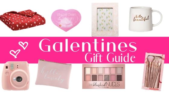 a bunch of different gift ideas for Galentines day