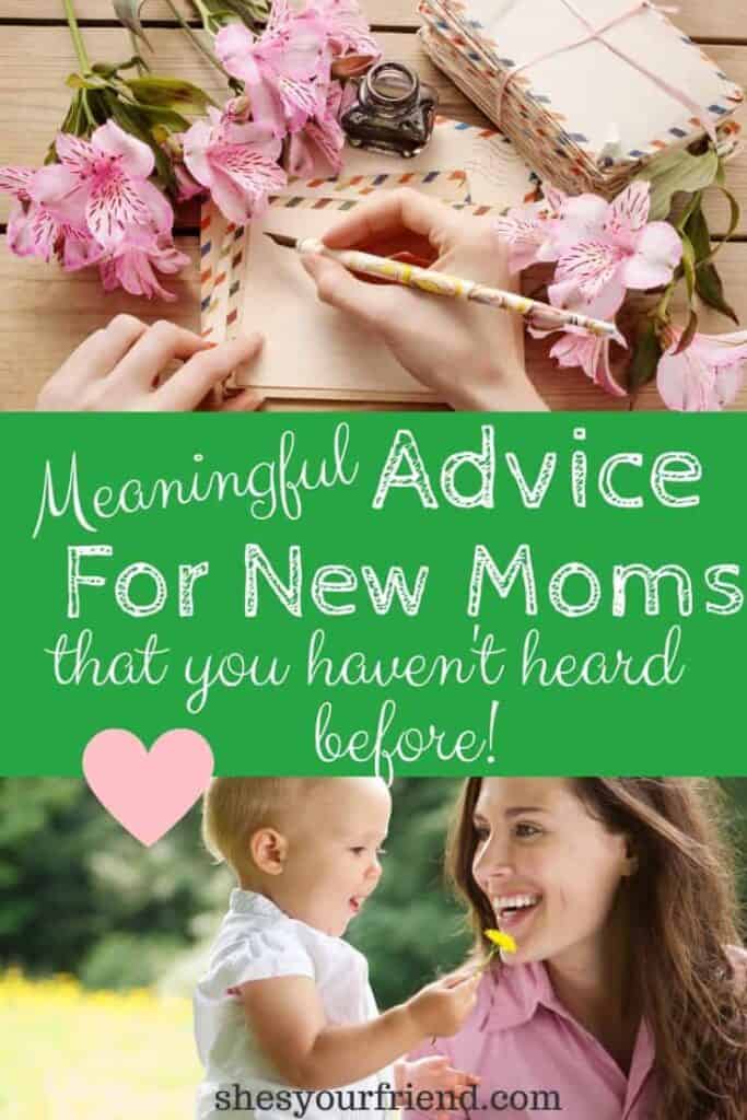 new mom advice you haven't heard of
