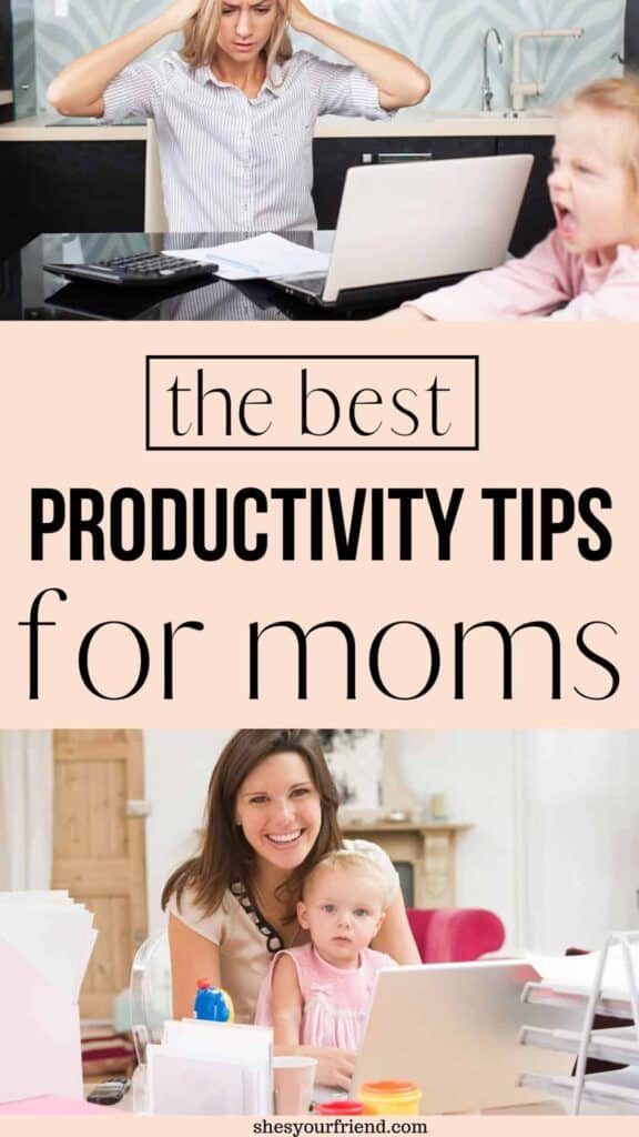 a mom who went from stressed to more productive