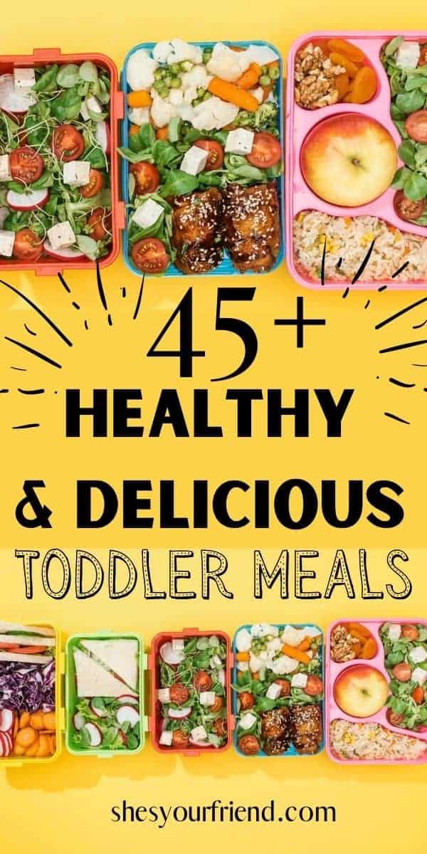 What to feed a one year old: 45+ Meal ideas - She's Your Friend