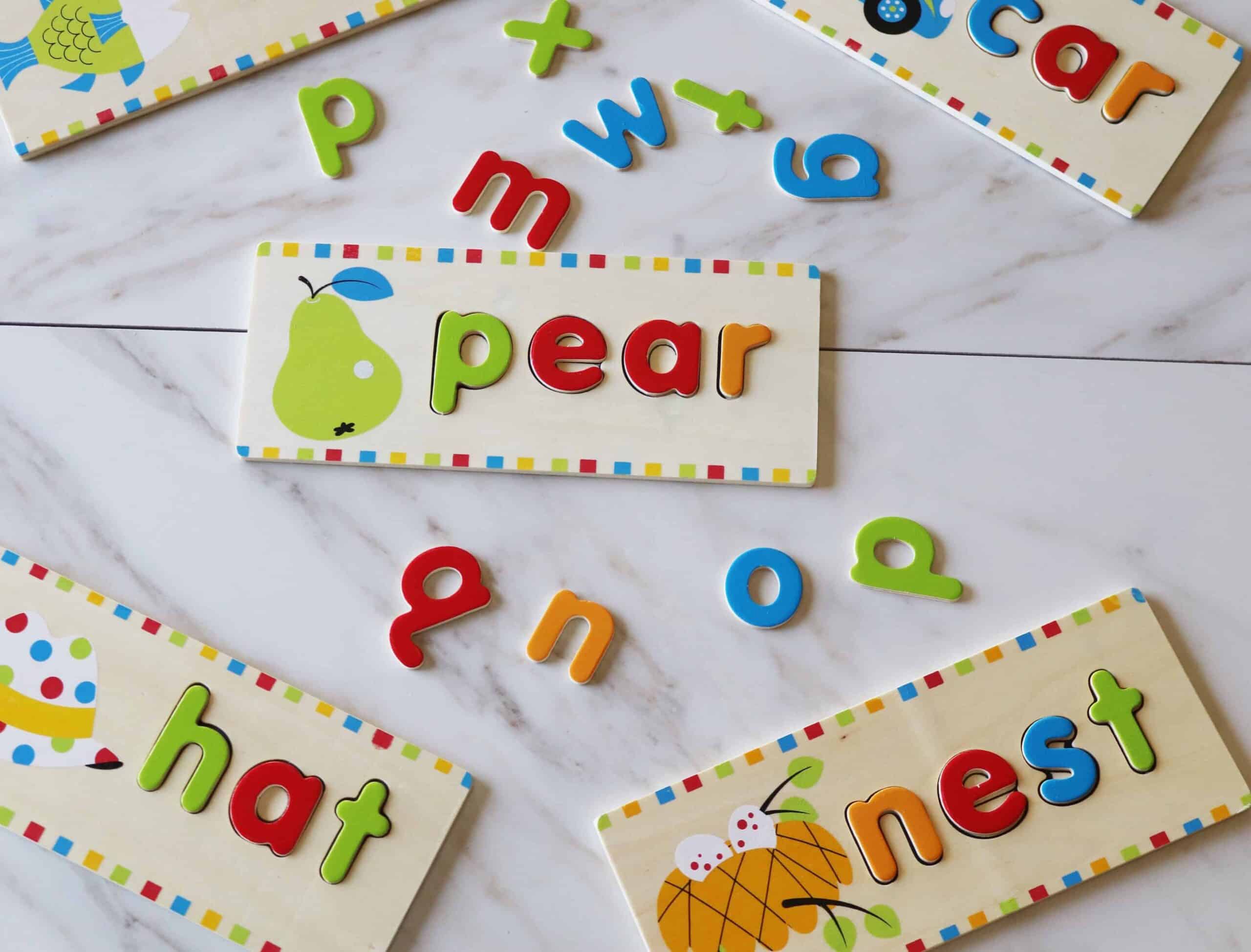 melissa and doug see and spell letter puzzles