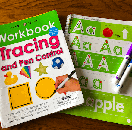 wipe clean work books for preschoolers