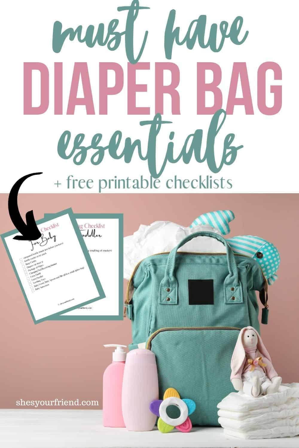 What to Pack in a Diaper Bag - She's Your Friend