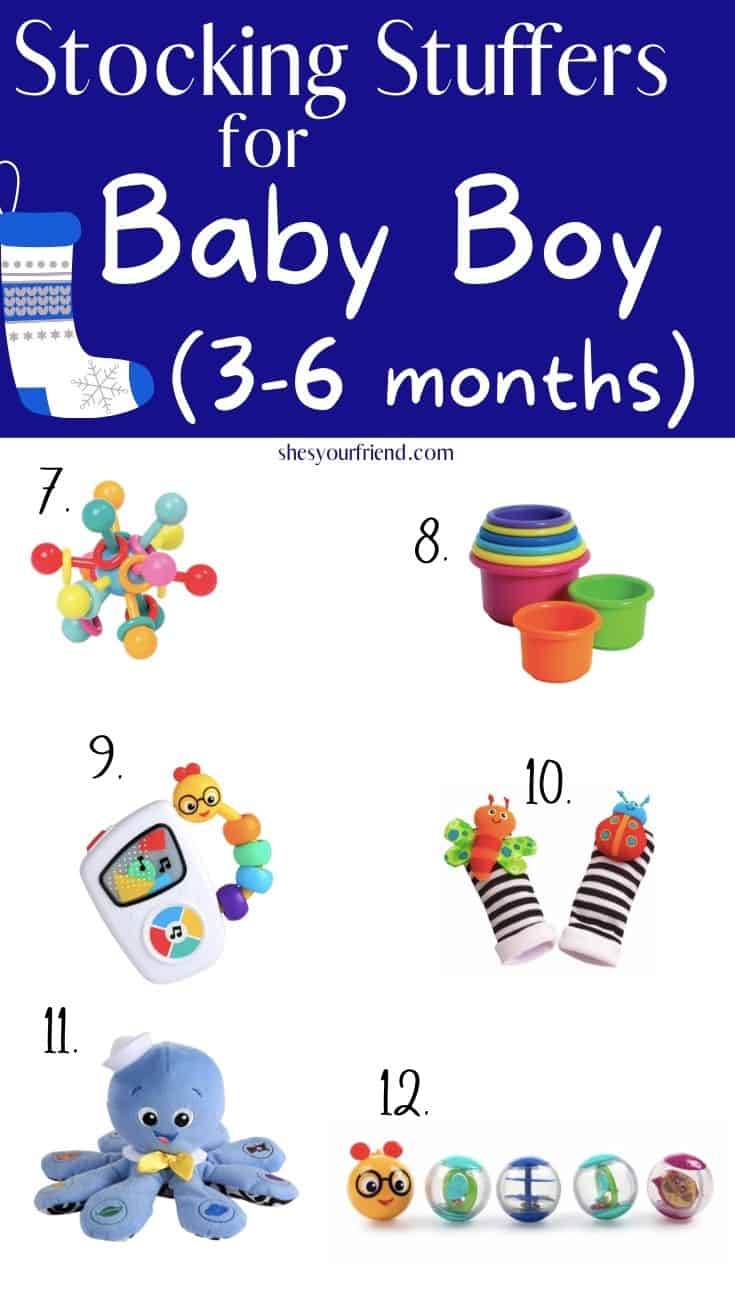 stocking stuffers for baby boy 3-6 months old