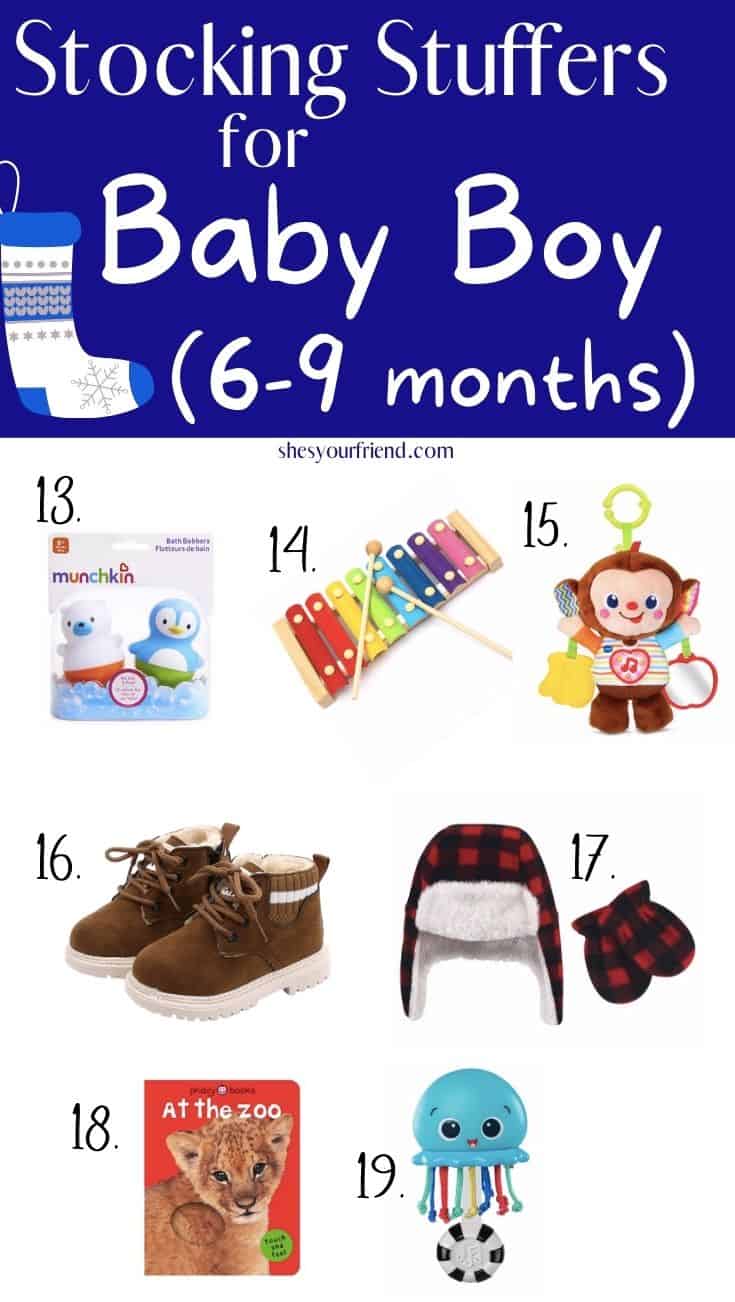 stocking stuffers for baby boy 6-9 months old