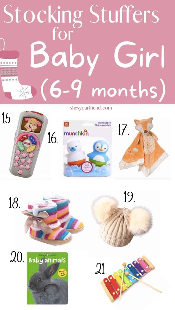 stocking stuffers for baby girl 6-9 months old