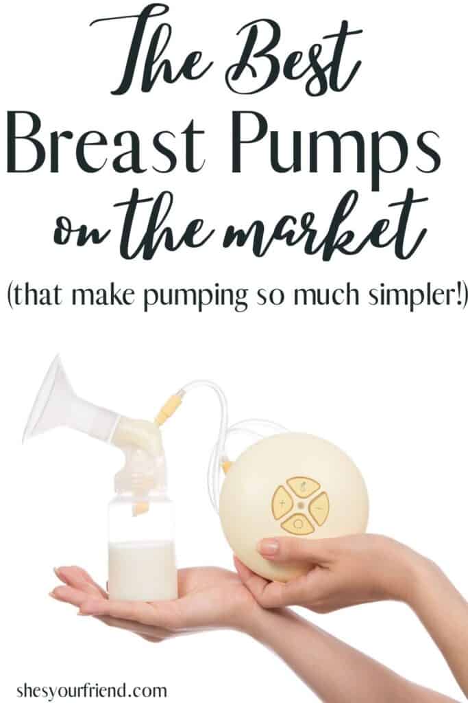 a breast pump with breast milk in it