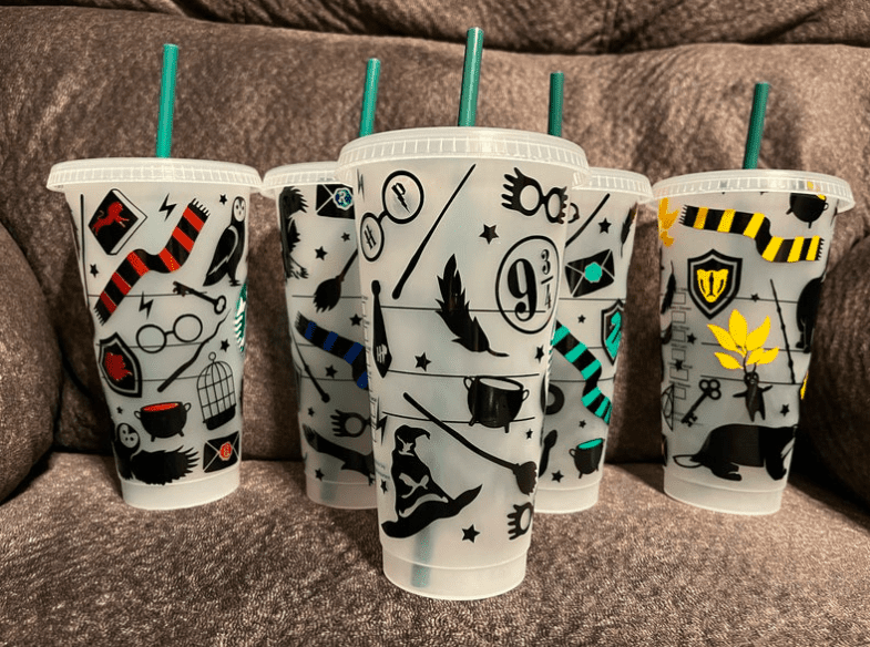 harry potter inspired starbucks cold cups