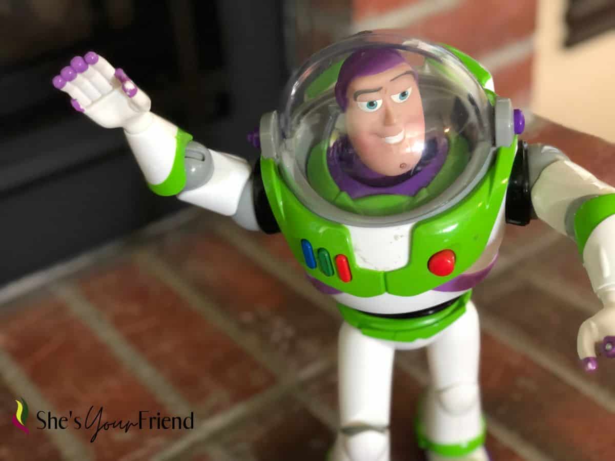 buzz lightyear action figure toy.