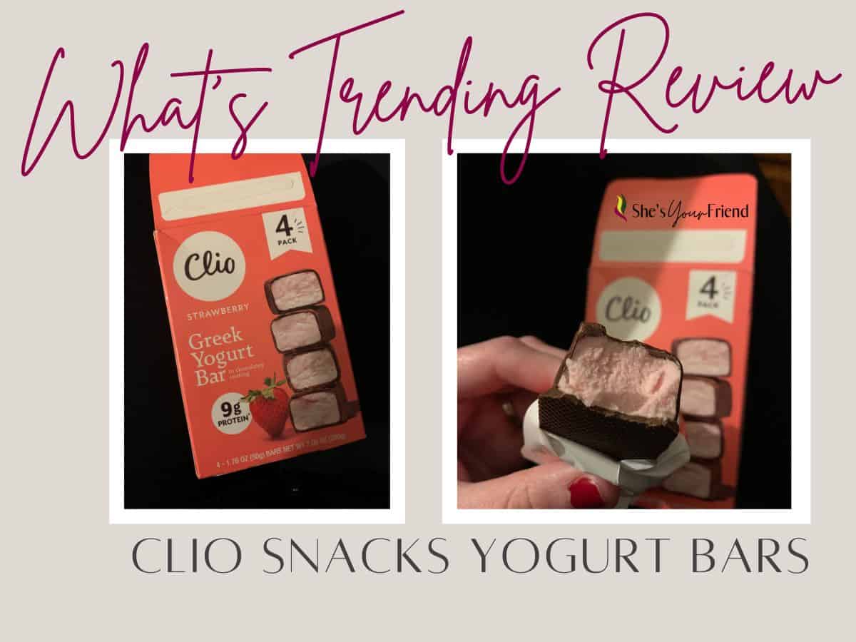 Clio Snacks Review...are these yogurt bars worth the hype? She's Your