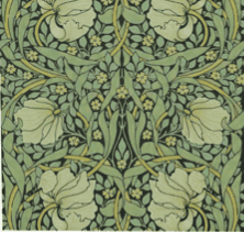 green victorian style wallpaper